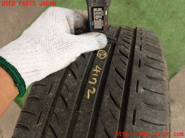 2UPJ-9241729032]グロリア(Y32)タイヤ　ホイール　1本② 215/55R16 中古_5