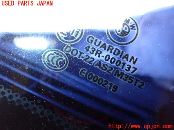 2UPJ-9241731380]BMW X3(WX20)F25 右クォーターガラス 中古 (GUARDIAN M35T2 43R-000137)_3