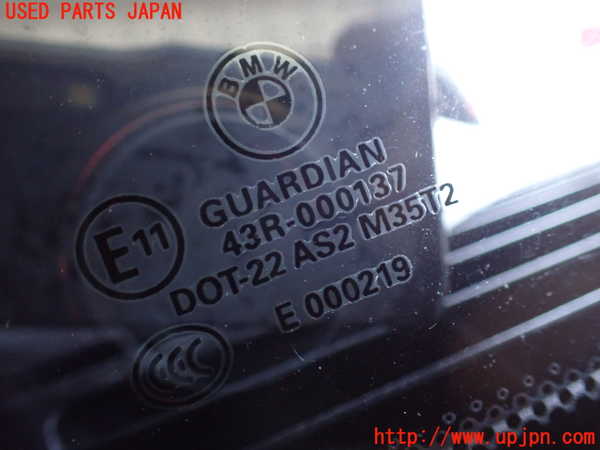 2UPJ-9241731382]BMW X3(WX20)F25 左クォーターガラス 中古 (GUARDIAN M35T2 43R-000137)_3