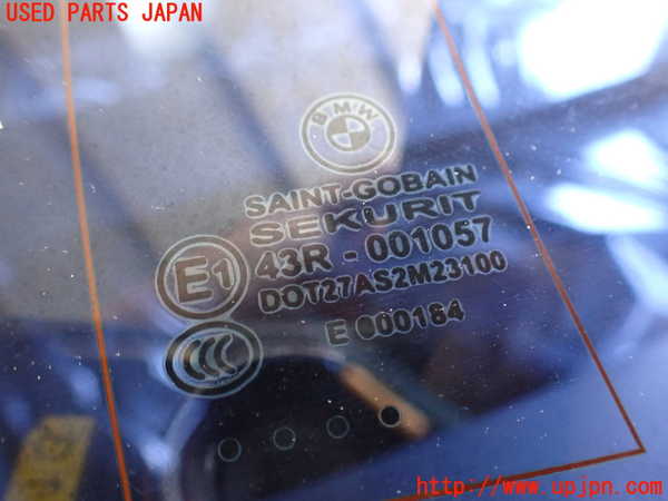 2UPJ-9241731566]BMW X3(WX20)F25 バックドア リアゲート ハッチ 中古 (SAINT-GOBAIN SEKURIT 43R-001057 M23100)_3