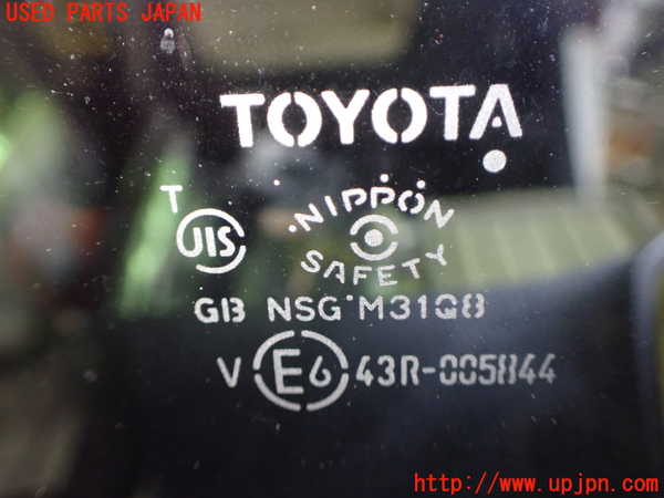 1UPJ-9241771382]アルファード(AGH30W)左クォーターガラス 中古(43R-005844 M31Q8)_2