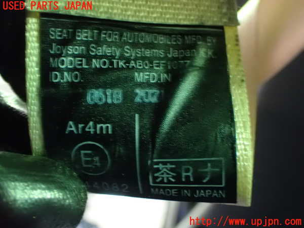 1UPJ-9241777155]アルファード(AGH30W)右2列目シートベルト 中古_3