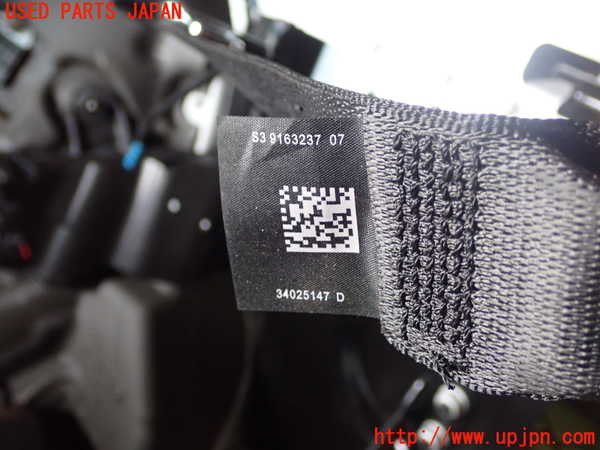 1UPJ-9241787155]BMW アクティブハイブリッド5(AH5)(FZ35 F10)右2列目シートベルト 中古_3