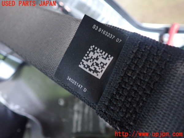 1UPJ-9241787185]BMW アクティブハイブリッド5(AH5)(FZ35 F10)左2列目シートベルト 中古_3