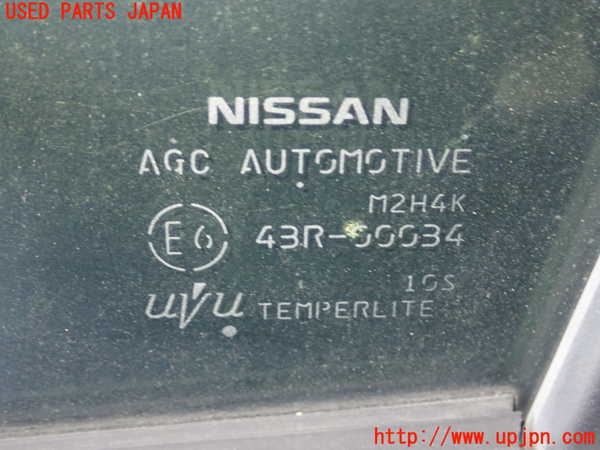 1UPJ-9241791260]キックス(P15)左前ドア AGC M2H4K 中古_2