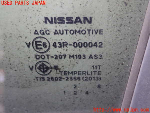 1UPJ-9241791320]キックス(P15)左後ドア AGC M193 中古_2