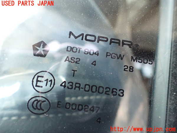 1UPJ-9241821260]ジープ・ラングラー アンリミテッド(JK36L)左前ドア MOPAR M505 中古_5