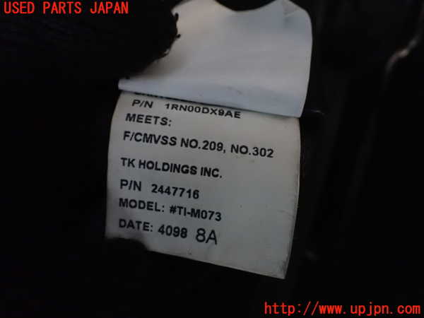1UPJ-9241827155]ジープ・ラングラー アンリミテッド(JK36L)右2列目シートベルト 中古_3