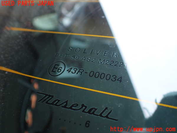 1UPJ-9241831560]マセラティ・グランスポーツ(MGS)リアガラス SOLIVER M22221 中古_3