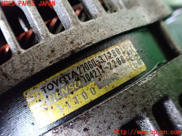 1UPJ-9241846015]ランクル70系(GRJ76K)オルタネーター(ダイナモ) 中古_4