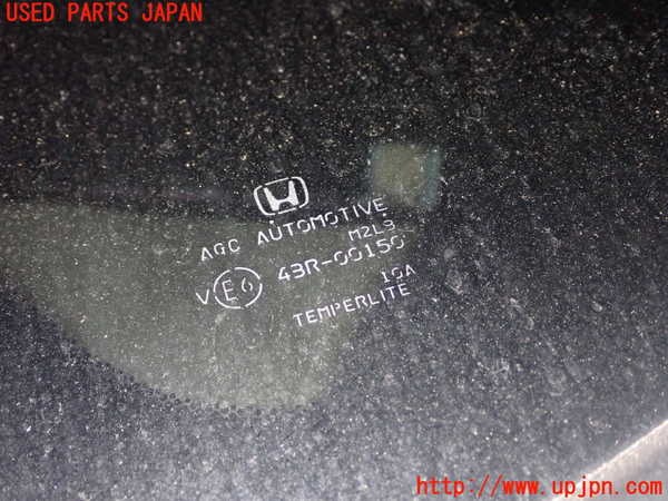 1UPJ-9241851382]シビック ハイブリッド(e：HEV)(FL4)左クォーターガラス 中古(43R-00150 M2L3)_2