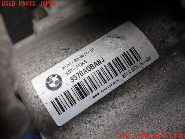 2UPJ-9241873010]BMW 118i F40(7K15)ミッション AT B38A15A ジャンク_4