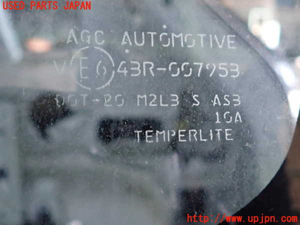2UPJ-9241881382]アウトランダーPHEV(GN0W)左クォーターガラス (43R-007953) 中古_2