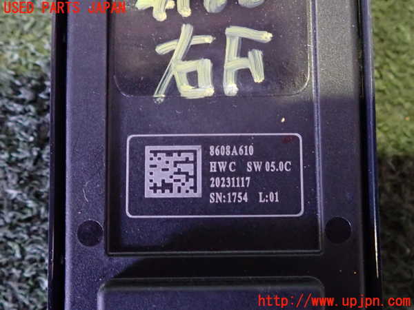 2UPJ-9241886240]アウトランダーPHEV(GN0W)右前パワーウィンドウスイッチ 中古_3
