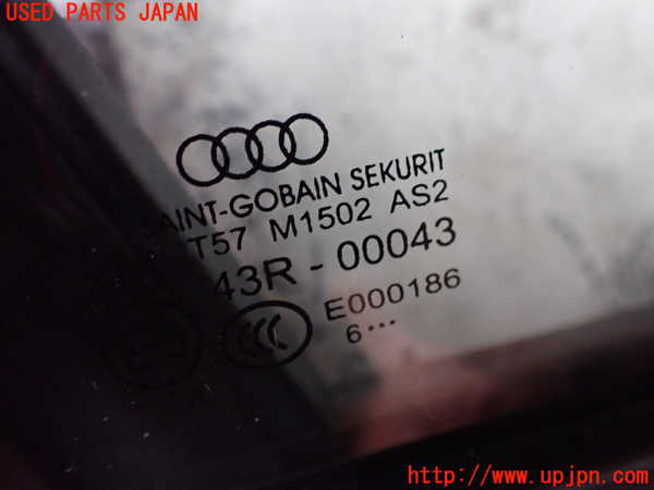 2UPJ-9241891230]アウディ・A6 オールロードクワトロ(4GCREB)右前ドア 中古 SAINT-GOBAIN SEKURIT M1502 43R-00043_3