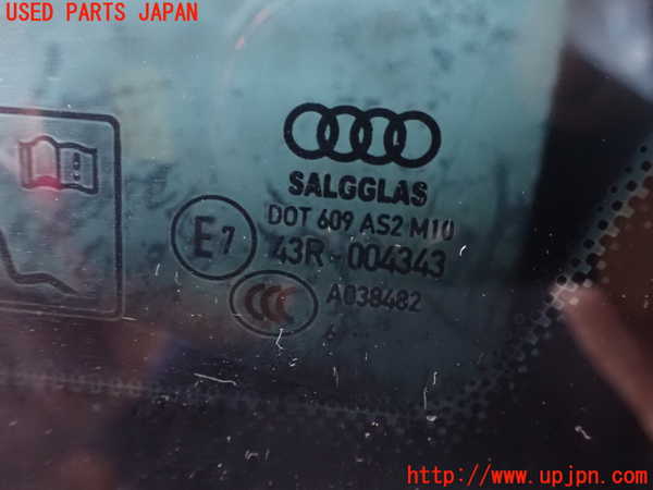 2UPJ-9241891380]アウディ・A6 オールロードクワトロ(4GCREB)右クォーターガラス 中古 SALGGLAS M10 43R-004343_3