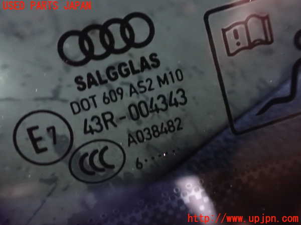 2UPJ-9241891382]アウディ・A6 オールロードクワトロ(4GCREB)左クォーターガラス 中古 SALGGLAS M10 43R-004343_3