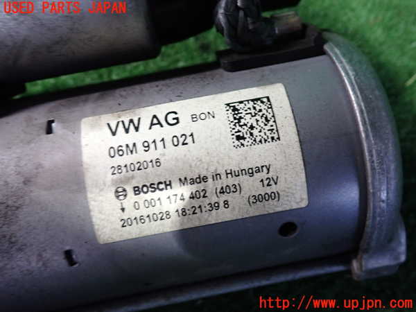 2UPJ-9241896010]アウディ・A6 オールロードクワトロ(4GCREB)セルモーター 中古_3