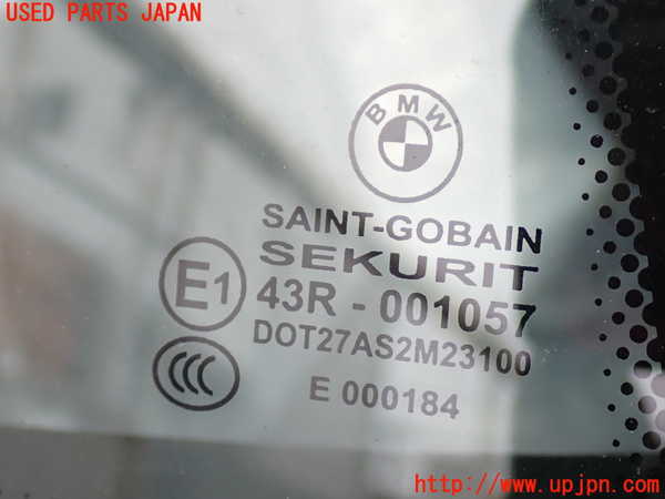 2UPJ-9241911380]BMW 135i クーペ E82(UC30)右クォーターガラス 中古 SAINT-GOBAIN SEKURIT M23100 43R-001057_3