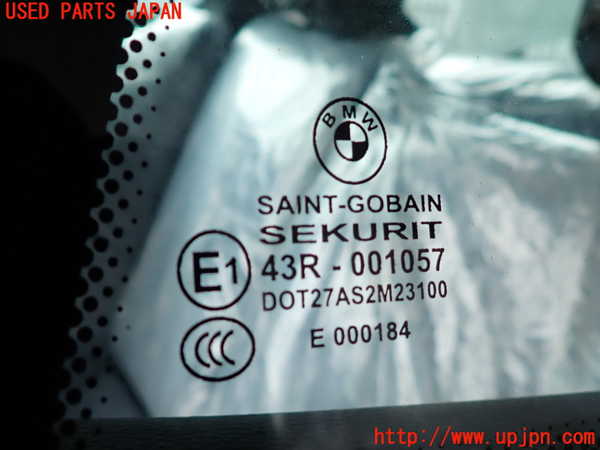 2UPJ-9241911382]BMW 135i クーペ E82(UC30)左クォーターガラス 中古 SAINT-GOBAIN SEKURIT M23100 43R-001057_3