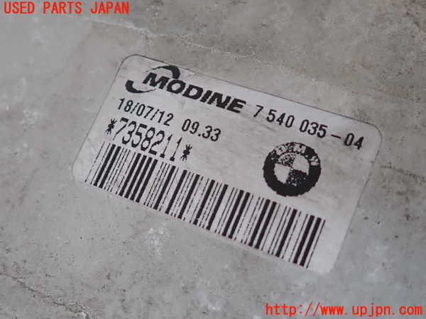 2UPJ-9241912451]BMW 135i クーペ E82(UC30)インタークーラー1 中古_5