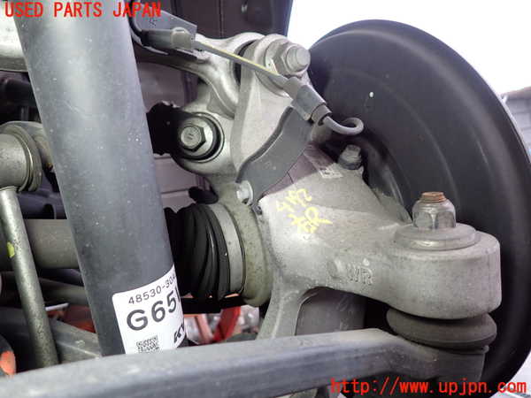 2UPJ-9241924300]レクサス・GS350(GRL10)右リアナックルハブ 中古_2