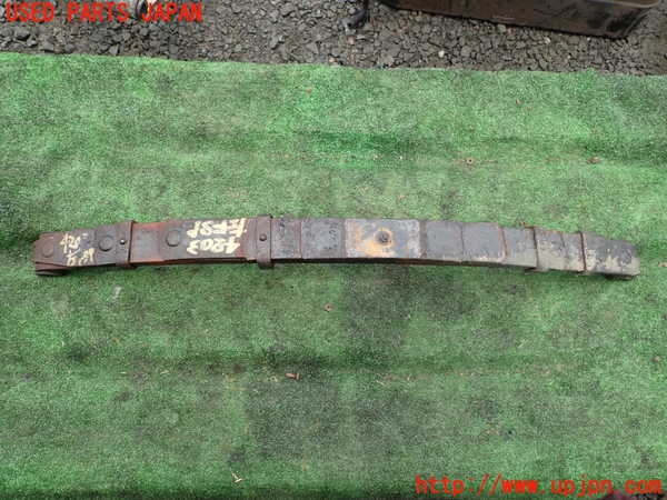1UPJ-9242035095]三菱ジープ(J53)左フロントスプリング 中古_2