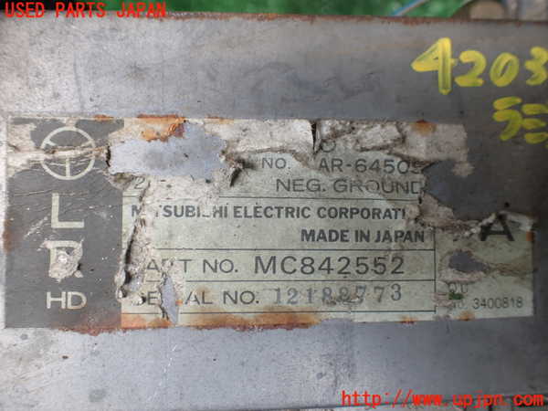 1UPJ-9242036470]三菱ジープ(J53)ラジオ 中古_4