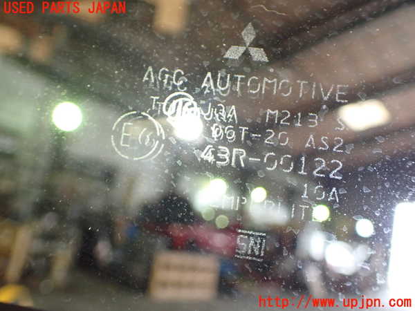 1UPJ-9242041200]デリカD：5(CV1W)右フロント三角窓ガラス AGC M213 中古_2