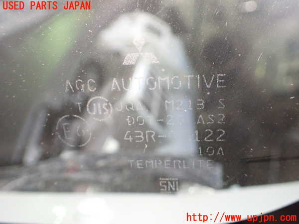 1UPJ-9242041202]デリカD：5(CV1W)左フロント三角窓ガラス AGC M213 中古_2