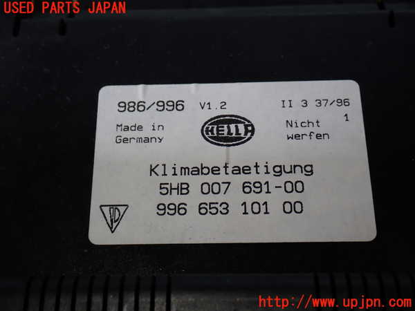2UPJ-9242076066]ポルシェ・ボクスター(986K-)エアコンスイッチ1 中古_3