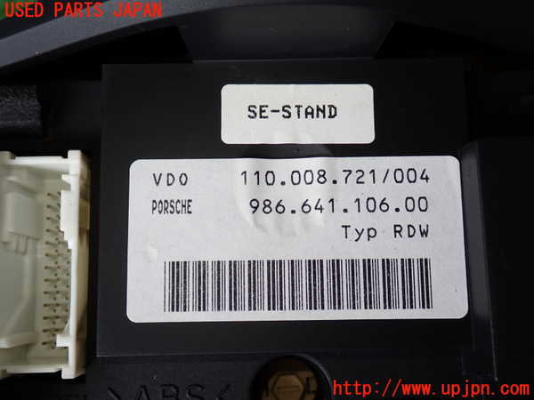 2UPJ-9242076170]ポルシェ・ボクスター(986K-)スピードメーター 中古_4