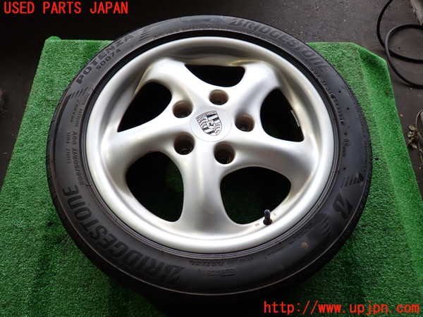 2UPJ-9242079039]ポルシェ・ボクスター(986K-)タイヤ　ホイール　1本④ 205/50R17 中古_2