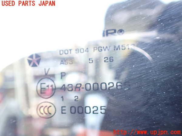 1UPJ-9242101380]ジープ・ラングラー アンリミテッド(JK36L)右クォーターガラス M513 中古_3