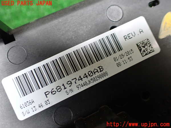 1UPJ-9242106066]ジープ・ラングラー アンリミテッド(JK36L)エアコンスイッチ1 中古_4