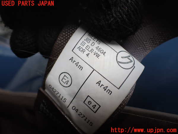 1UPJ-9242117155]ランクルプラド(RZJ95W)右2列目シートベルト 中古_3