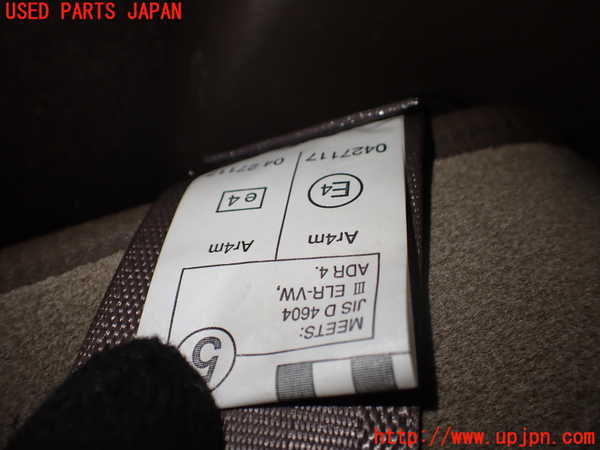 1UPJ-9242117275]ランクルプラド(RZJ95W)左3列目シートベルト 中古_3