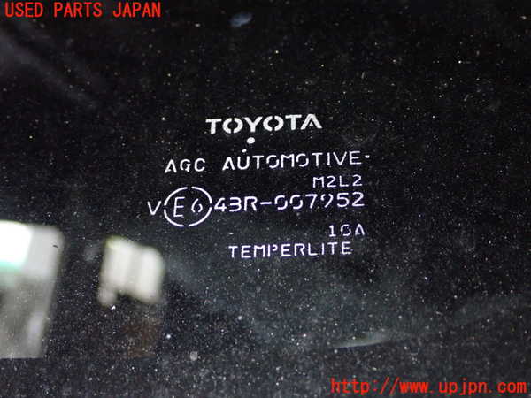 1UPJ-9242121382]GRヤリス(YARIS)(MXPA12)左クォーターガラス AGC M2L2 中古_4