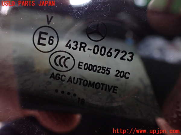 2UPJ-9242131380]ベンツ C200 4MATIC ステーションワゴン S205(205278C)右クォーターガラス 中古 AGC 43R-006723_2