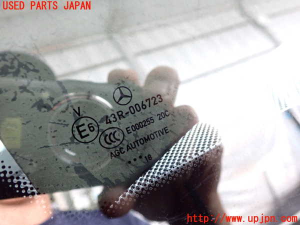 2UPJ-9242131382]ベンツ C200 4MATIC ステーションワゴン S205(205278C)左クォーターガラス 中古 AGC 43R-006723_2