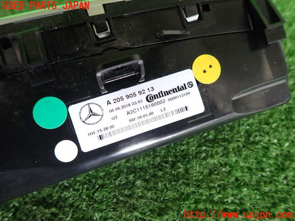 2UPJ-9242136066]ベンツ C200 4MATIC ステーションワゴン S205(205278C)エアコンスイッチ1 中古_3
