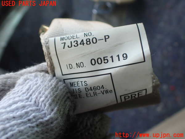 2UPJ-9242147155]セルシオ(UCF31)右2列目シートベルト 中古_2