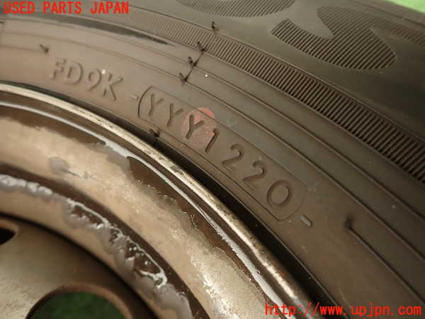 2UPJ-9242179022]クレスタ(GX81)タイヤ　ホイール　1本② 195/65R14 中古_2