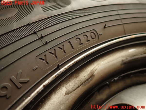 2UPJ-9242179023]クレスタ(GX81)タイヤ　ホイール　1本③ 195/65R14 中古_2