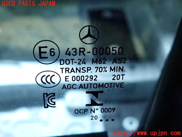 2UPJ-9242191260]ベンツ EQA250(243701C)H243系 左前ドア 中古 (AGC AUTOMOTIVE 43R-00050 M62)_2