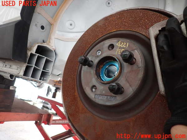 2UPJ-9242214305]ボルボ・EX30(2E400R)左リアナックルハブ 中古_2