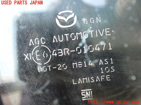 2UPJ-9242241230]CX-8(KG2P)右前ドア 中古 AGC M814 43R-010471_3