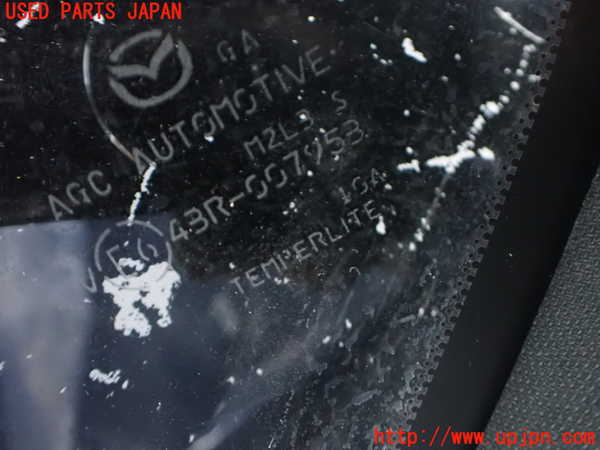2UPJ-9242241380]CX-8(KG2P)右クォーターガラス 中古 AGC M2L3 43R-007953_2