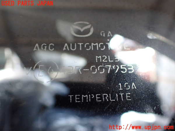 2UPJ-9242241382]CX-8(KG2P)左クォーターガラス 中古 AGC M2L3 43R-007953_2