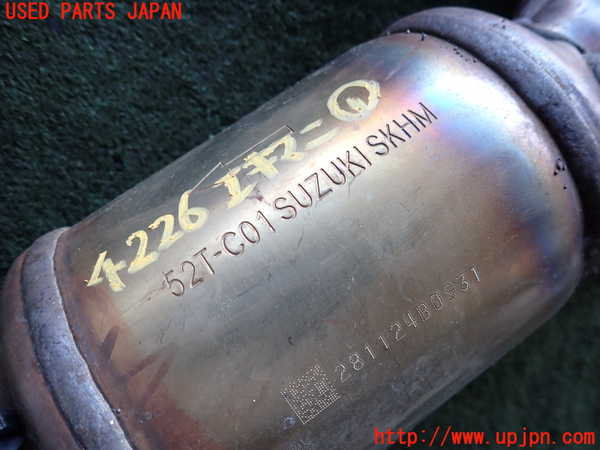 2UPJ-9242262041]フロンクス(WEB3S)エキマニ1 中古 触媒 マニバーター_2